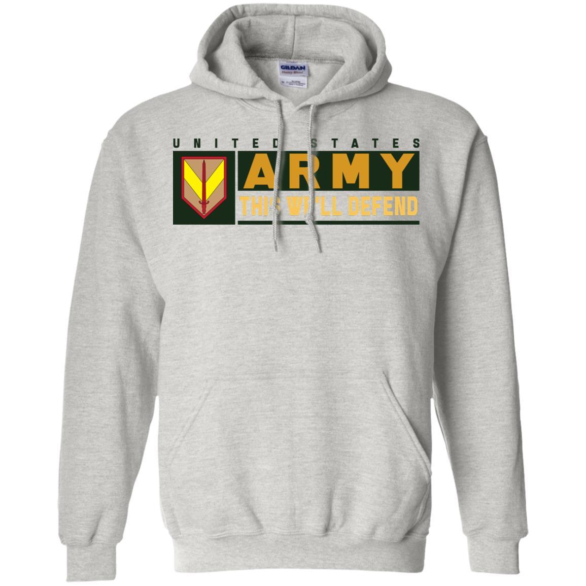 US Army 1ST SUSTAINMENT- This We'll Defend T-Shirt On Front For Men-TShirt-Army-Veterans Nation