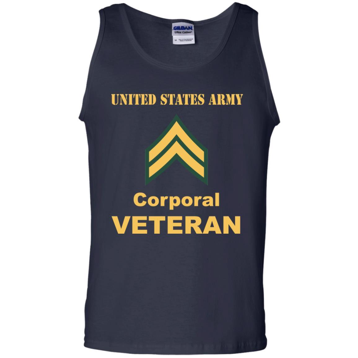 US Army E-4 Corporal E4 CPL Noncommissioned Officer Veteran Men T Shirt On Front-TShirt-Army-Veterans Nation