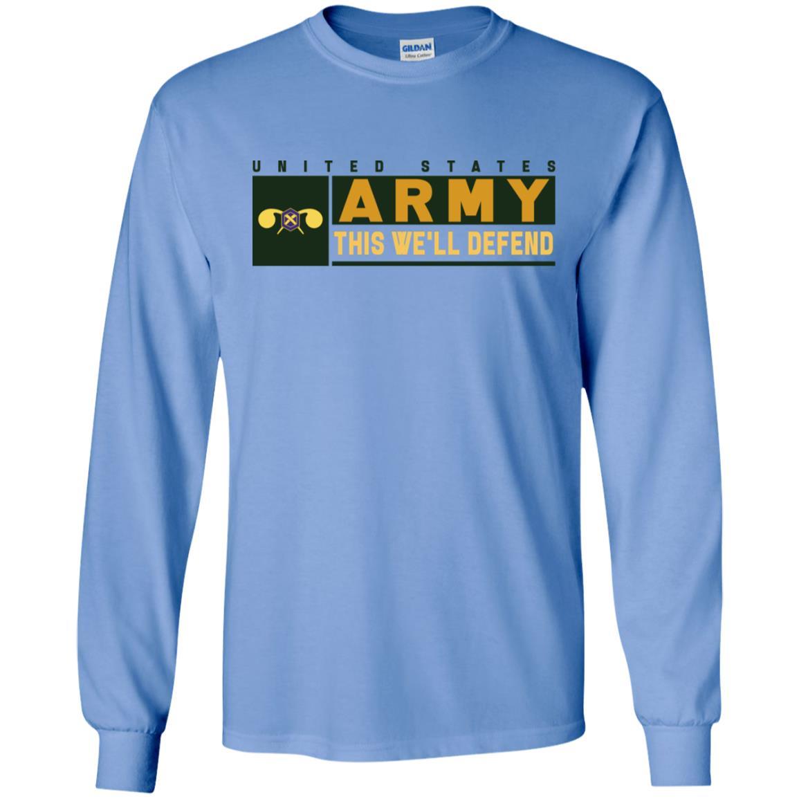 U.S Army Chemical Corps- This We'll Defend T-Shirt On Front For Men-TShirt-Army-Veterans Nation