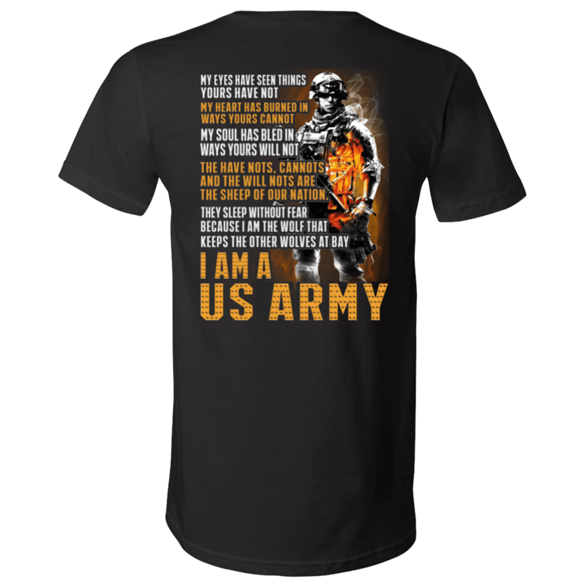 I Am A US ARMY T Shirt-TShirt-Army-Veterans Nation