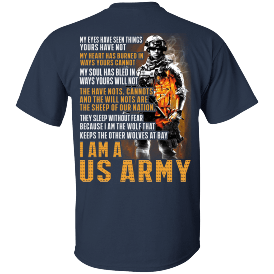 I Am A US ARMY T Shirt-TShirt-Army-Veterans Nation