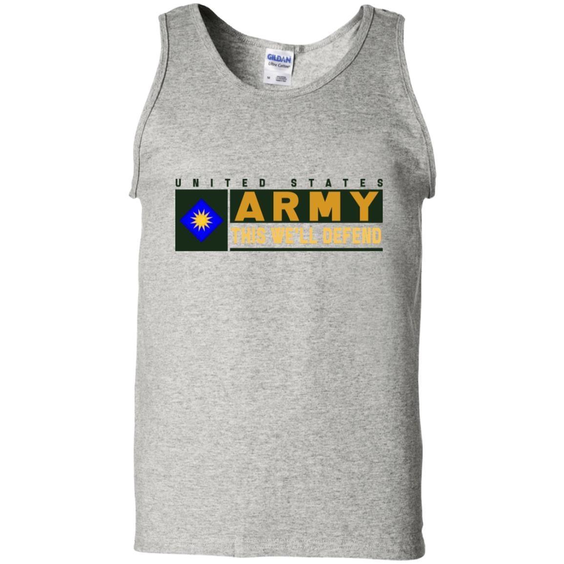 US Army 40TH INFANTRY DIVISION- This We'll Defend T-Shirt On Front For Men-TShirt-Army-Veterans Nation