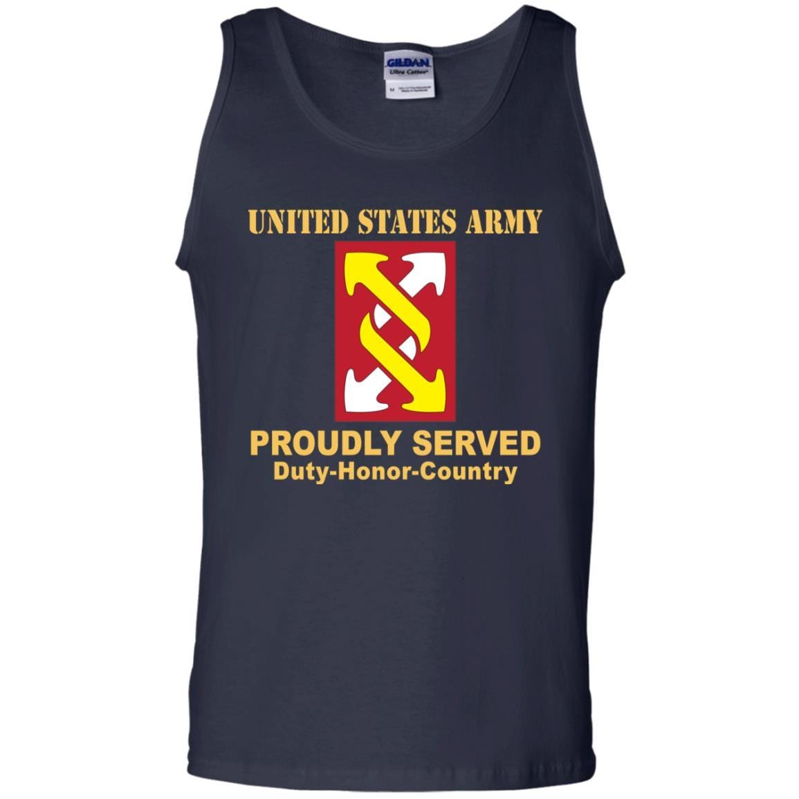 US ARMY 143RD SUSTAINMENT BRIGADE- Proudly Served T-Shirt On Front For Men-TShirt-Army-Veterans Nation