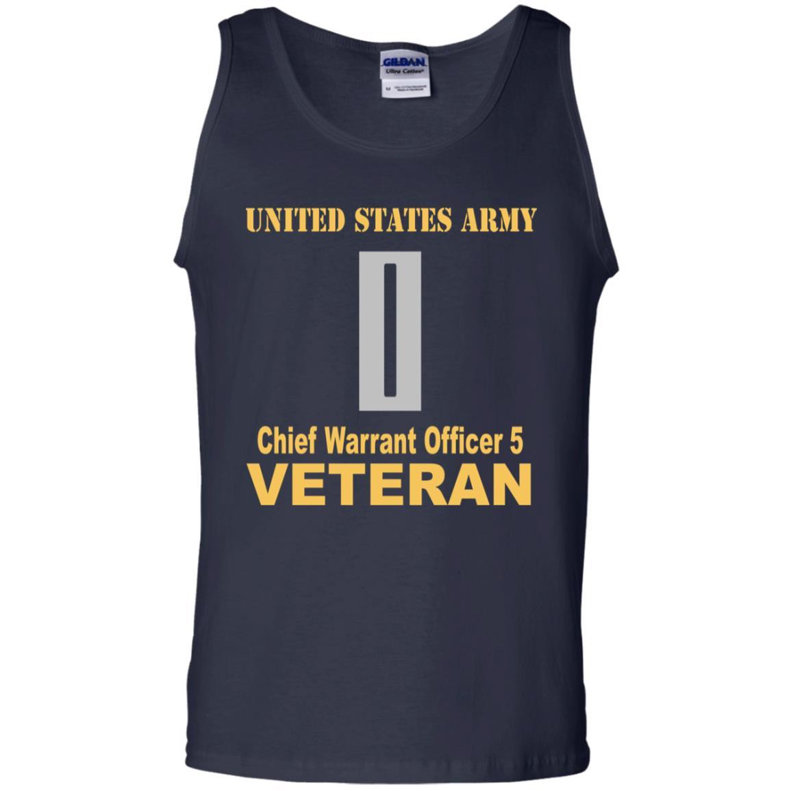 US Army W-5 Chief Warrant Officer 5 W5 CW5 Warrant Officer Veteran Men T Shirt On Front-TShirt-Army-Veterans Nation