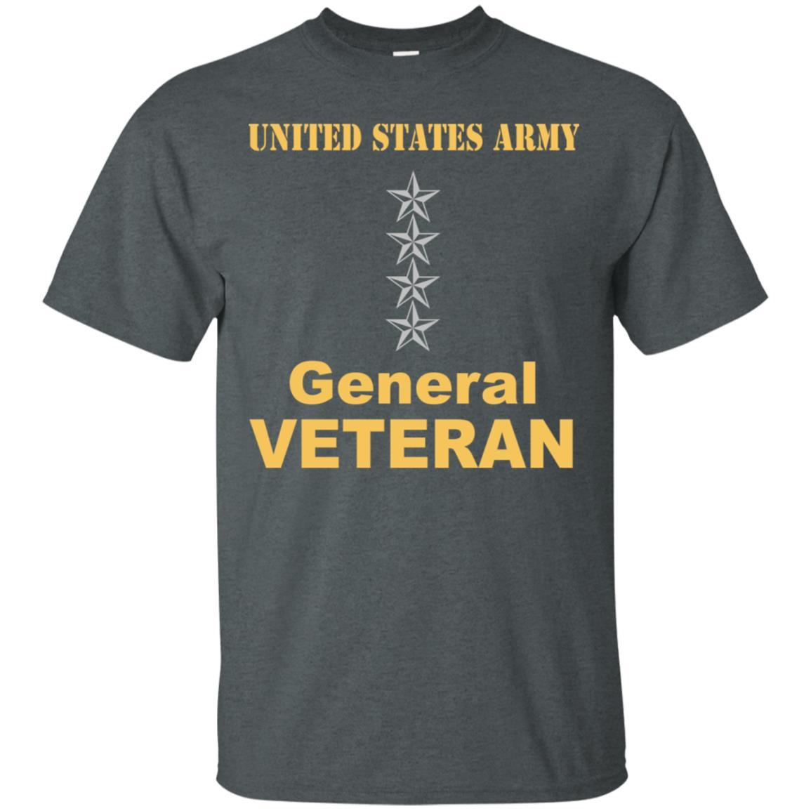 US Army O-10 General O10 GEN General Officer Veteran Men T Shirt On Front-TShirt-Army-Veterans Nation