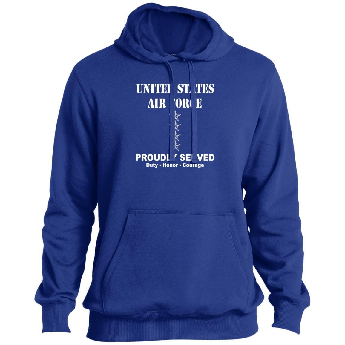 US Air Force O-10 General Gen O10 General Officer Ranks T shirt Sport-Tek Tall Pullover Hoodie - T-Shirt-TShirt-USAF-Veterans Nation