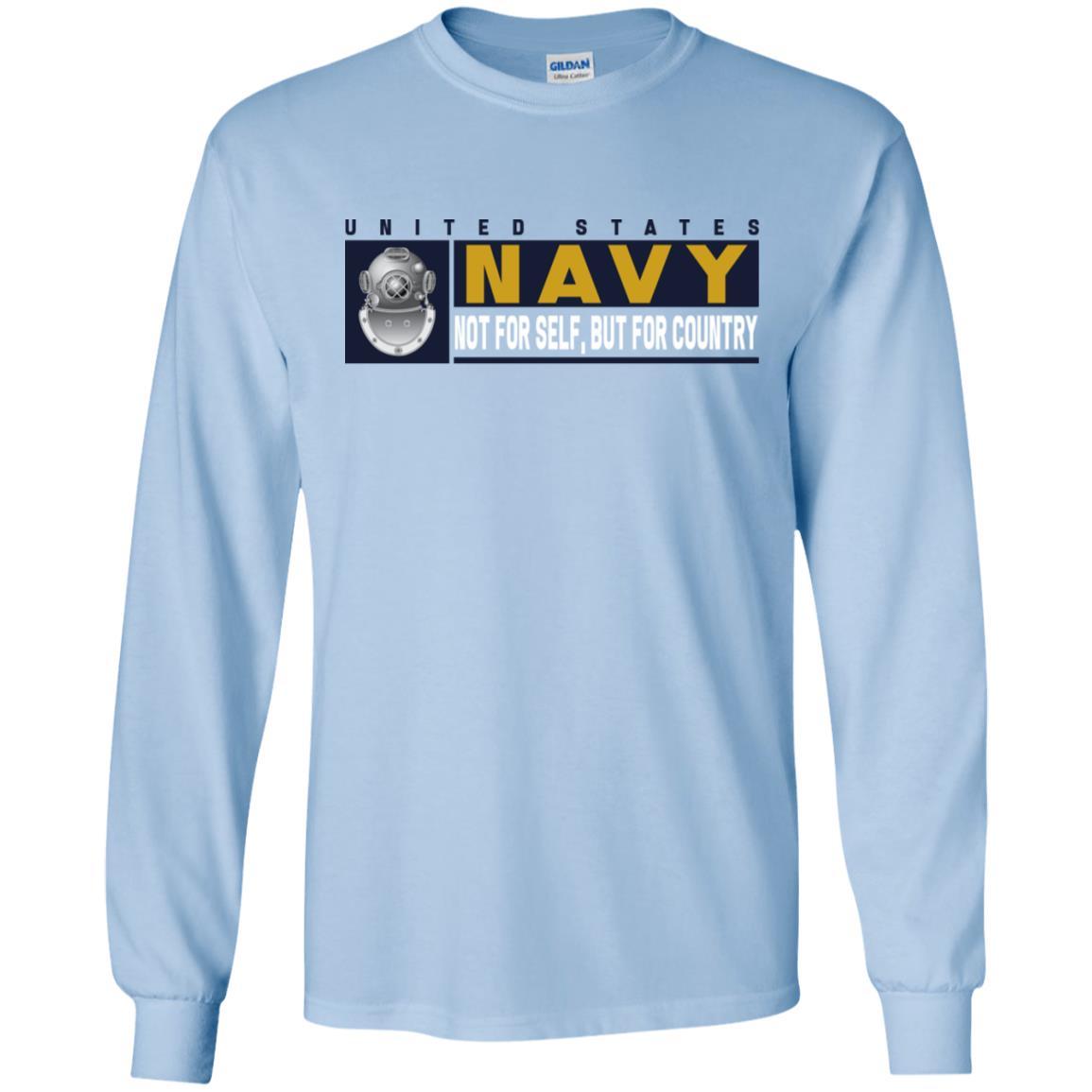 Navy Diver Navy ND- Not for self Long Sleeve - Pullover Hoodie-TShirt-Navy-Veterans Nation