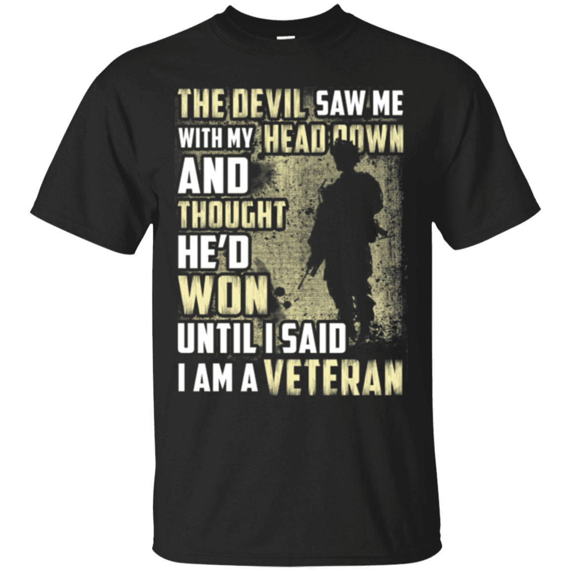 Military T-Shirt "I Am A Veteran"-TShirt-General-Veterans Nation