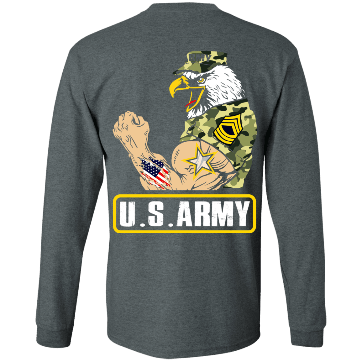 US Army Strong Back T Shirts-TShirt-Army-Veterans Nation