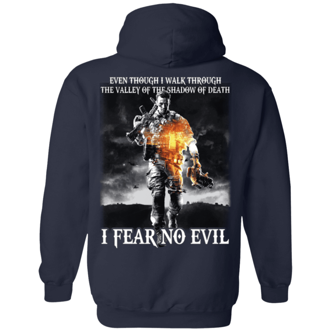 Military T-Shirt "Veteran - I Fear No Evil"-TShirt-General-Veterans Nation