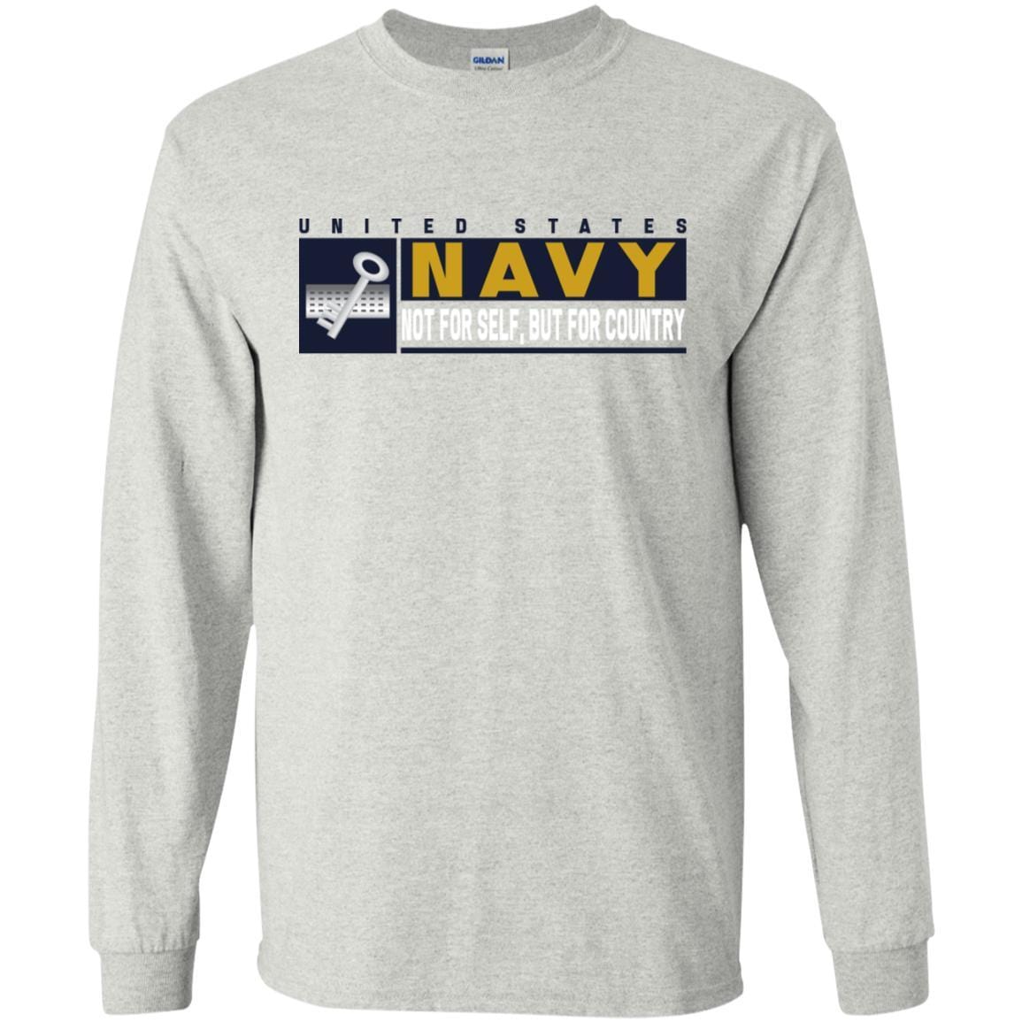 Navy Disbursing Clerk Navy DK- Not for self Long Sleeve - Pullover Hoodie-TShirt-Navy-Veterans Nation