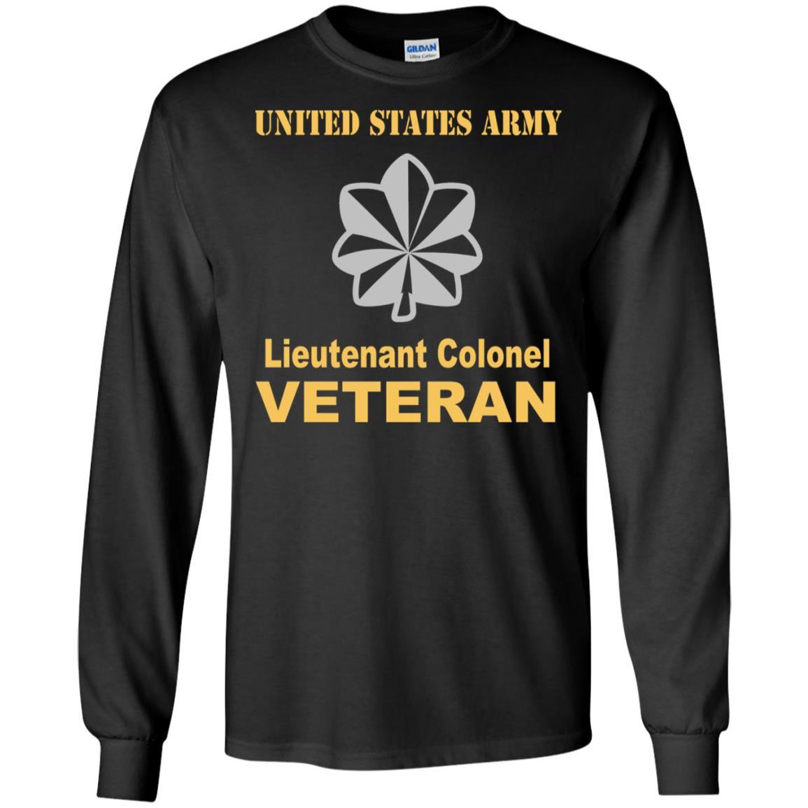 US Army O-5 Lieutenant Colonel O5 LTC Field Officer Veteran Men T Shirt On Front-TShirt-Army-Veterans Nation