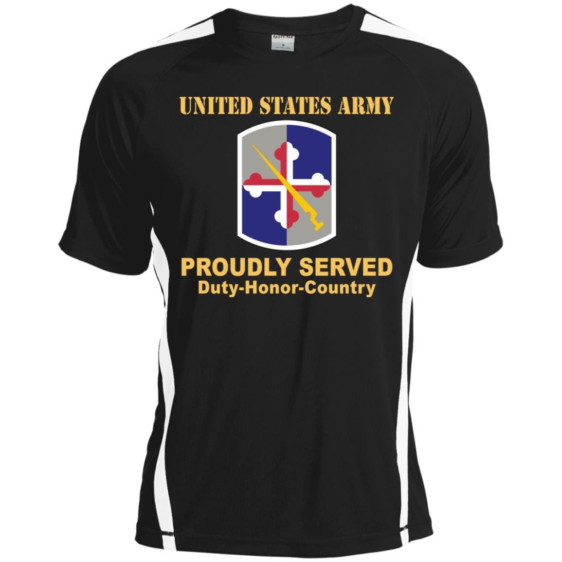 US ARMY 58TH EXPEDITIONARY MILITARY INTELLIGENCE BRIGADE - Proudly Served T-Shirt On Front For Men-TShirt-Army-Veterans Nation