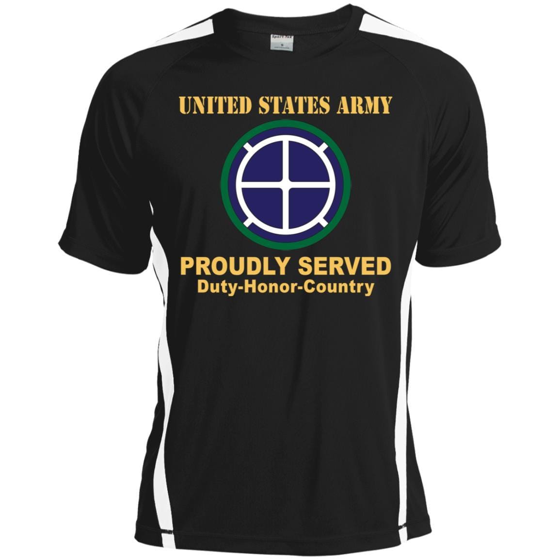 US ARMY 35TH INFANTRY DIVISION - Proudly Served T-Shirt On Front For Men-TShirt-Army-Veterans Nation