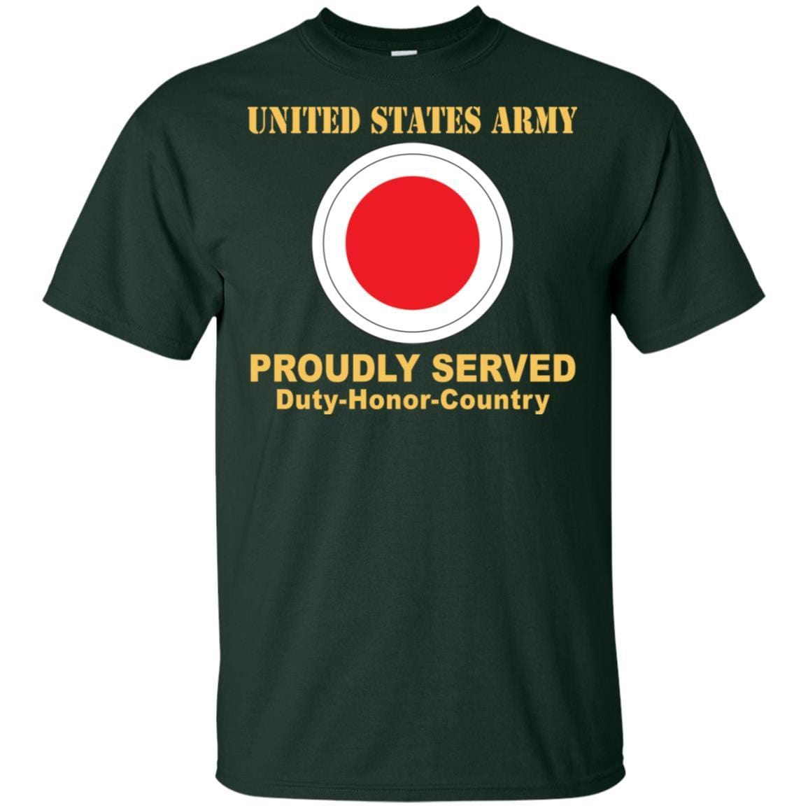 US ARMY 37TH INFANTRY BRIGADE COMBAT TEAM- Proudly Served T-Shirt On Front For Men-TShirt-Army-Veterans Nation