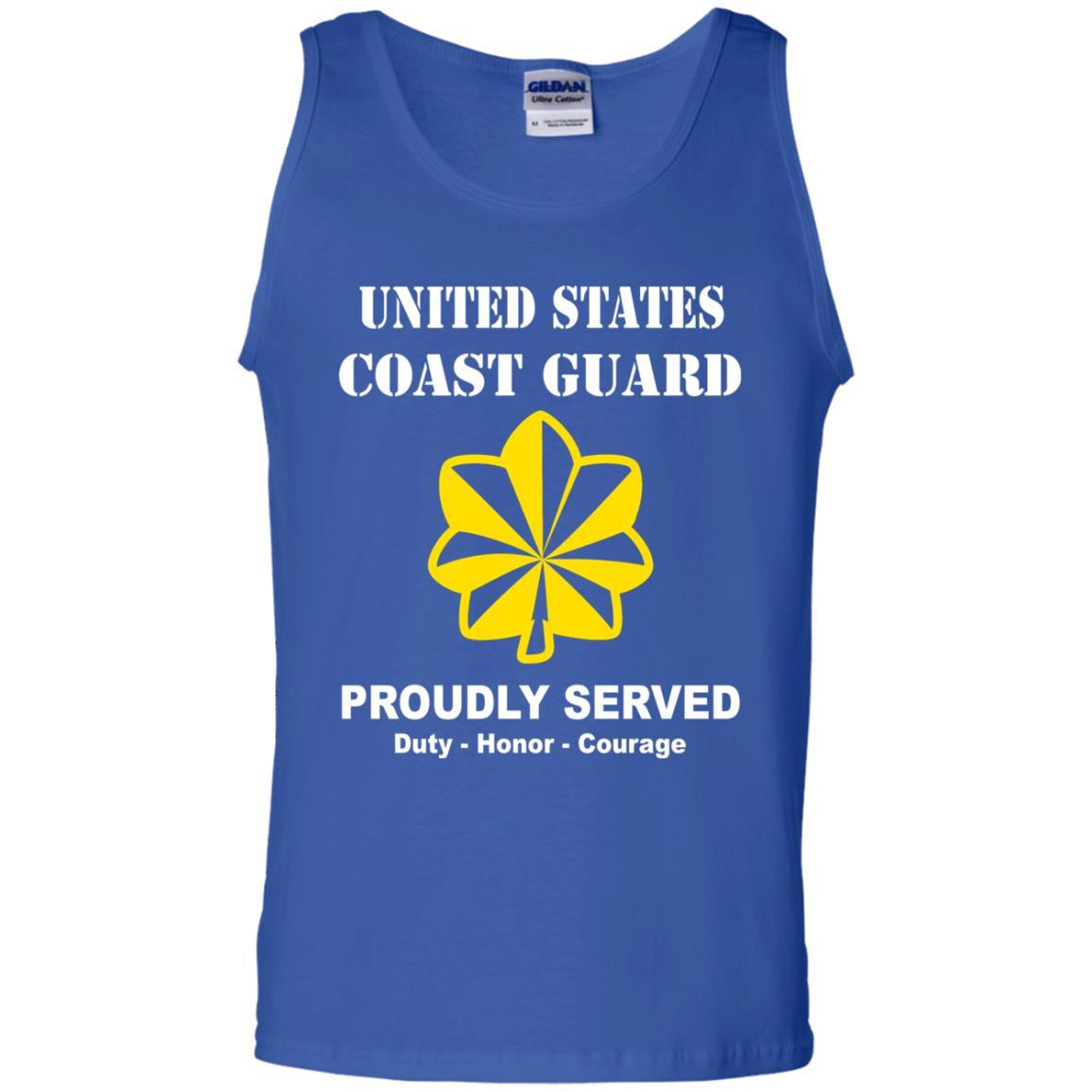 US Coast Guard O-4 Lieutenant Commander O4 LCDR Junior Officer Men Front USCG T Shirt-TShirt-USCG-Veterans Nation