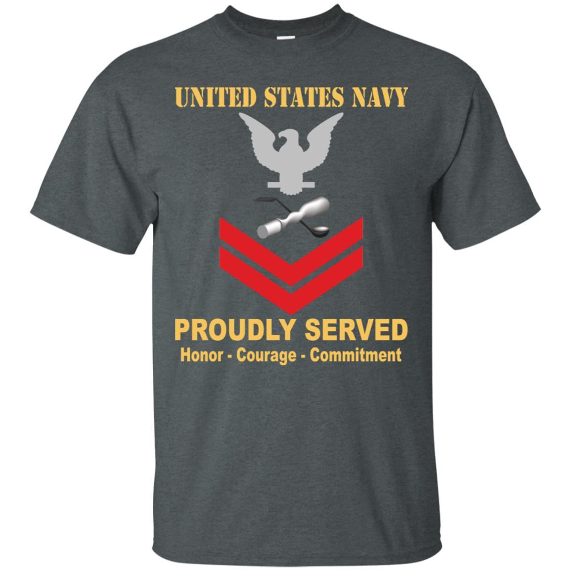 Navy Molder Navy ML E-5 Rating Badges Proudly Served T-Shirt For Men On Front-TShirt-Navy-Veterans Nation
