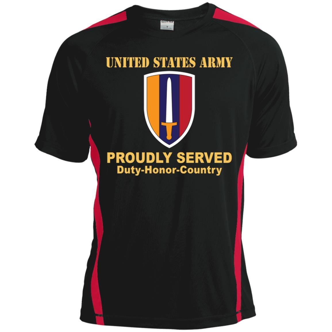 U.S. ARMY VIETNAM- Proudly Served T-Shirt On Front For Men-TShirt-Army-Veterans Nation
