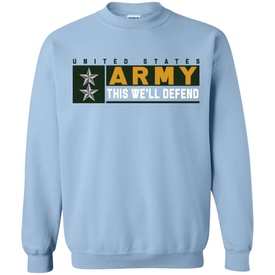 US Army O-8 This We Will Defend Long Sleeve - Pullover Hoodie-TShirt-Army-Veterans Nation