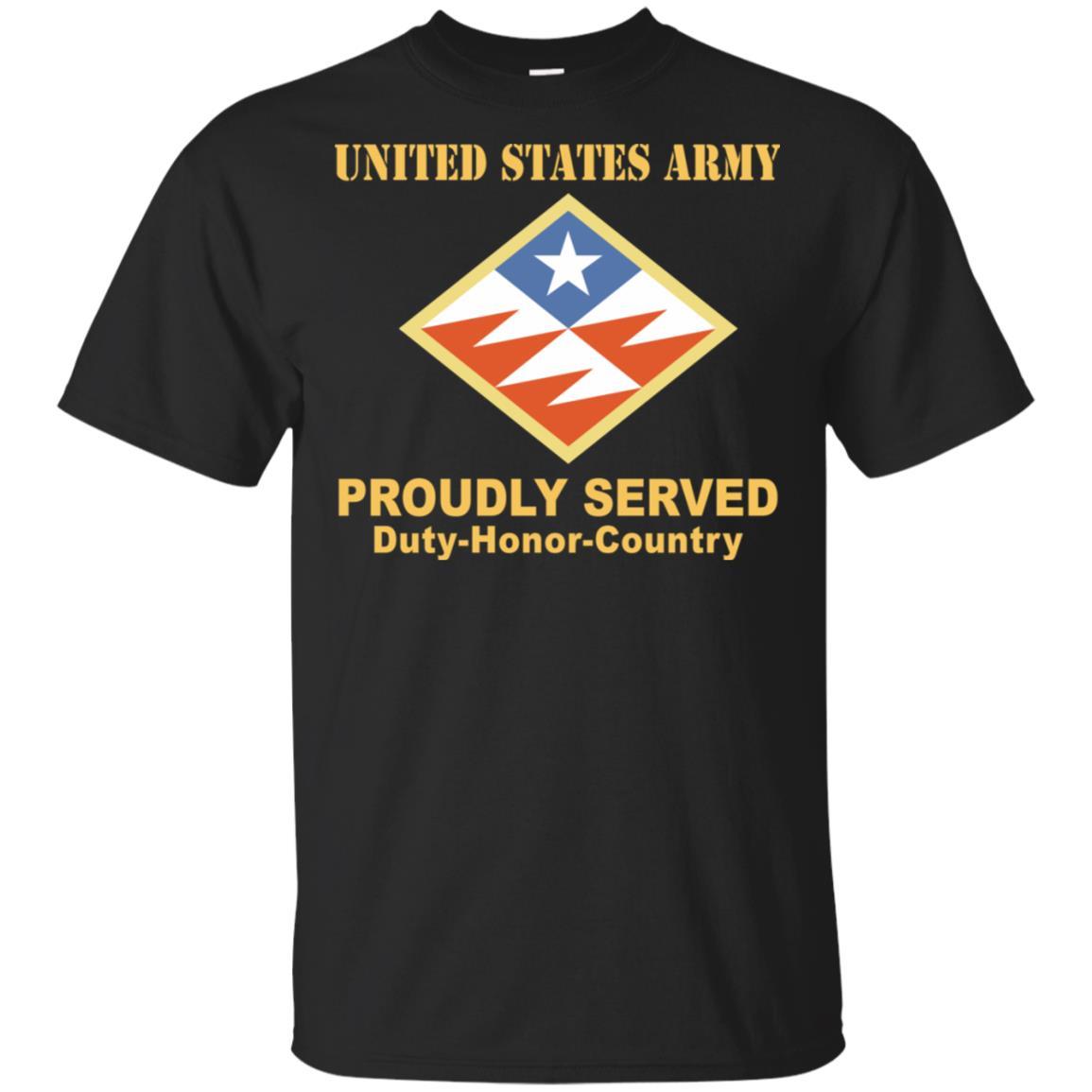 US ARMY 261 SIGNAL BRIGADE - Proudly Served T-Shirt On Front For Men-TShirt-Army-Veterans Nation