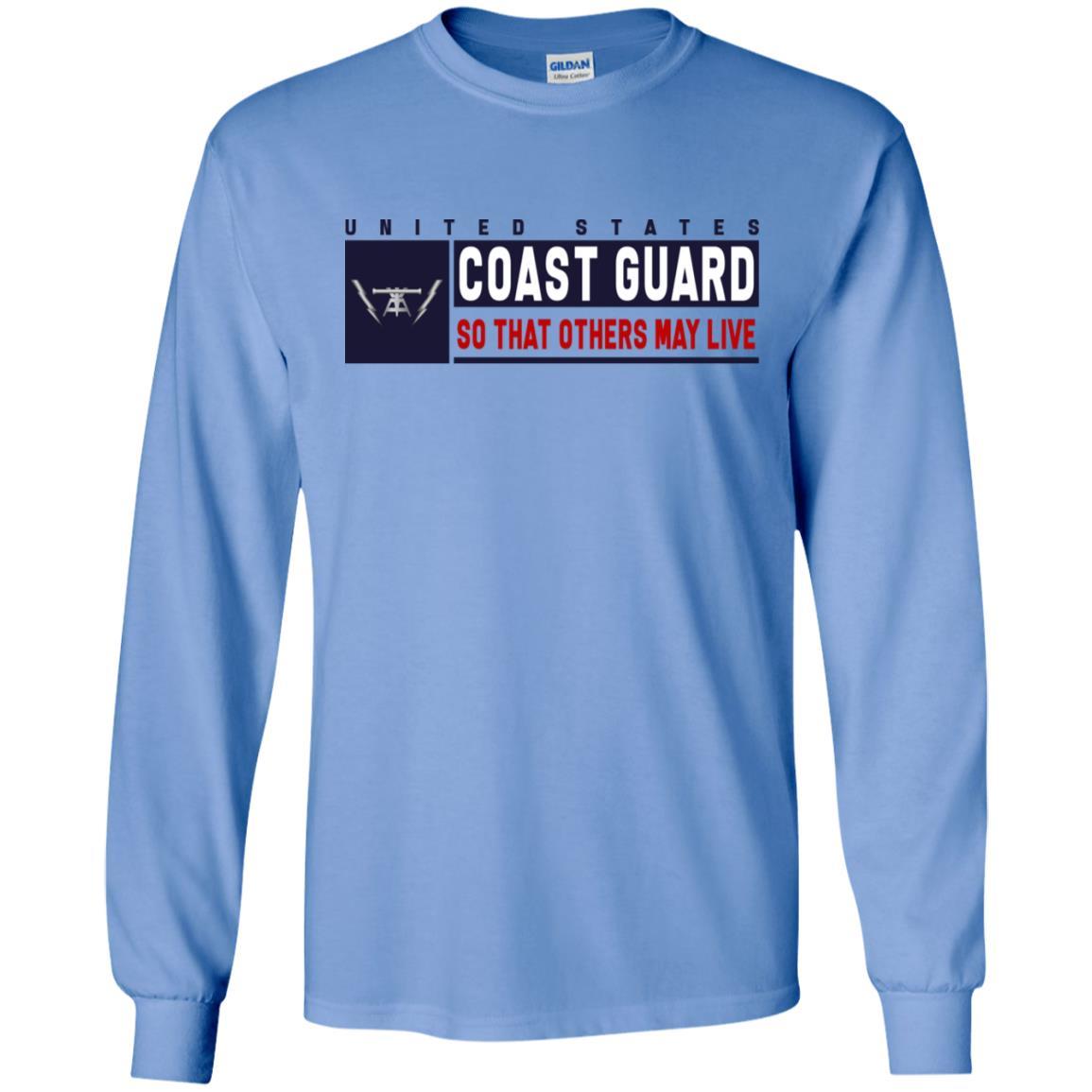 US Coast Guard Fire Control Technician FT Logo- So that others may live Long Sleeve - Pullover Hoodie-TShirt-USCG-Veterans Nation