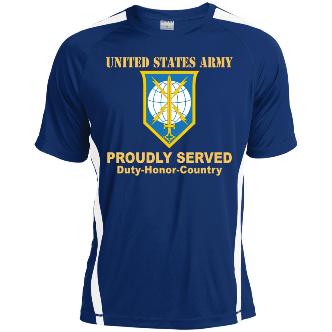 US ARMY CSIB MILITARY INTELLIGENCE READINESS COMMAND- Proudly Served T-Shirt On Front For Men-TShirt-Army-Veterans Nation