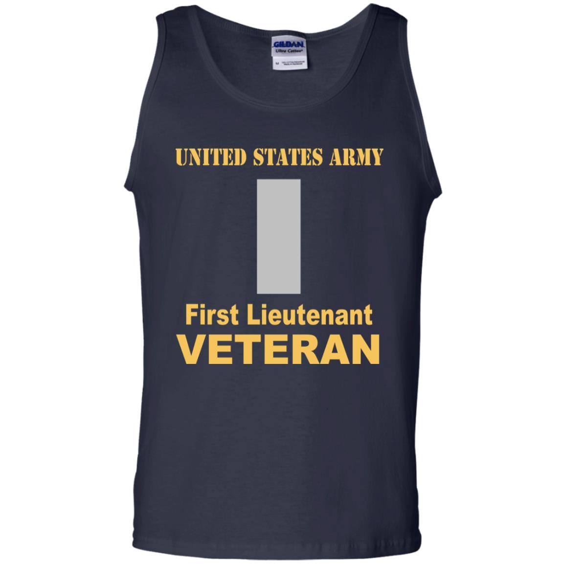 US Army O-2 First Lieutenant O2 1LT Commissioned Officer Veteran Men T Shirt On Front-TShirt-Army-Veterans Nation