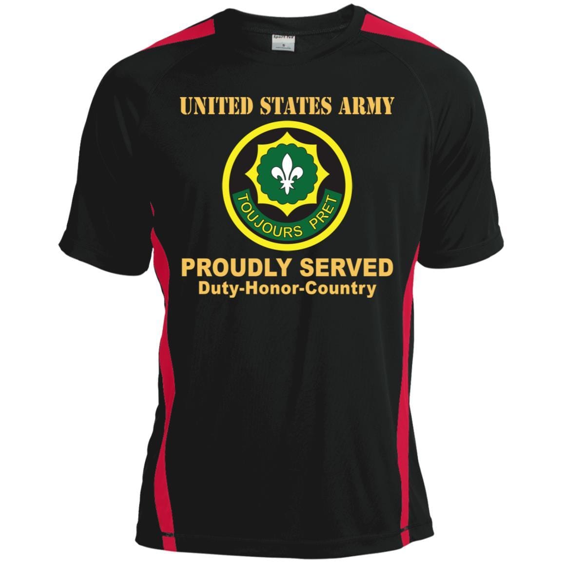 US ARMY 2ND CAVALRY REGIMENT- Proudly Served T-Shirt On Front For Men-TShirt-Army-Veterans Nation
