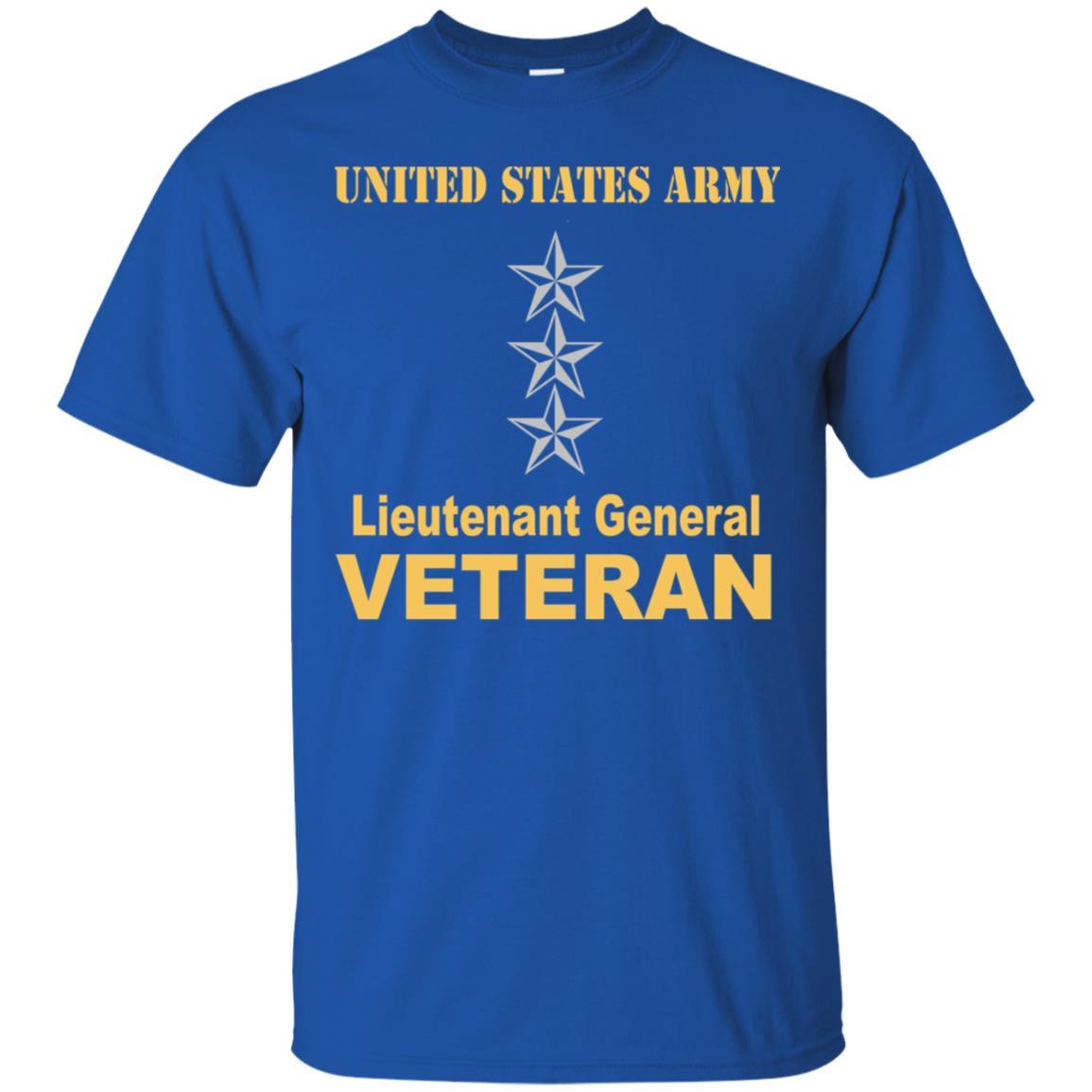 US Army O-9 Lieutenant General O9 LTG General Officer Veteran Men T Shirt On Front-TShirt-Army-Veterans Nation