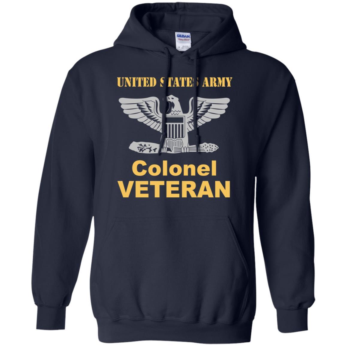 US Army O-6 Colonel O6 COL Field Officer Veteran Men T Shirt On Front-TShirt-Army-Veterans Nation