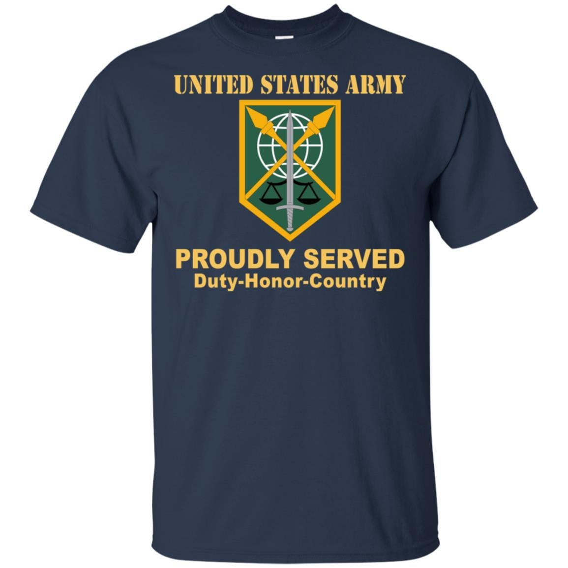 US ARMY 200 MILITARY POLICE BRIGADE- Proudly Served T-Shirt On Front For Men-TShirt-Army-Veterans Nation