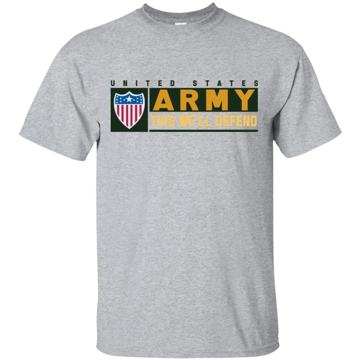 US Army Adjutant General- This We'll Defend T-Shirt On Front For Men-TShirt-Army-Veterans Nation