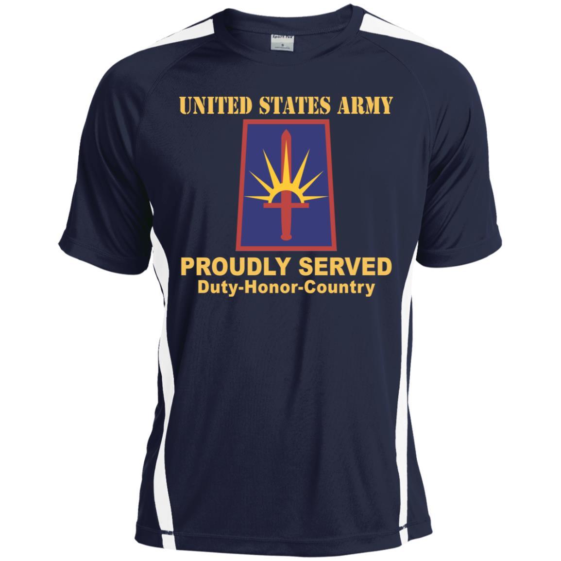 US ARMY NEW YORK ARMY NATIONAL GUARD ELEMENT JT FRC HQ- Proudly Served T-Shirt On Front For Men-TShirt-Army-Veterans Nation