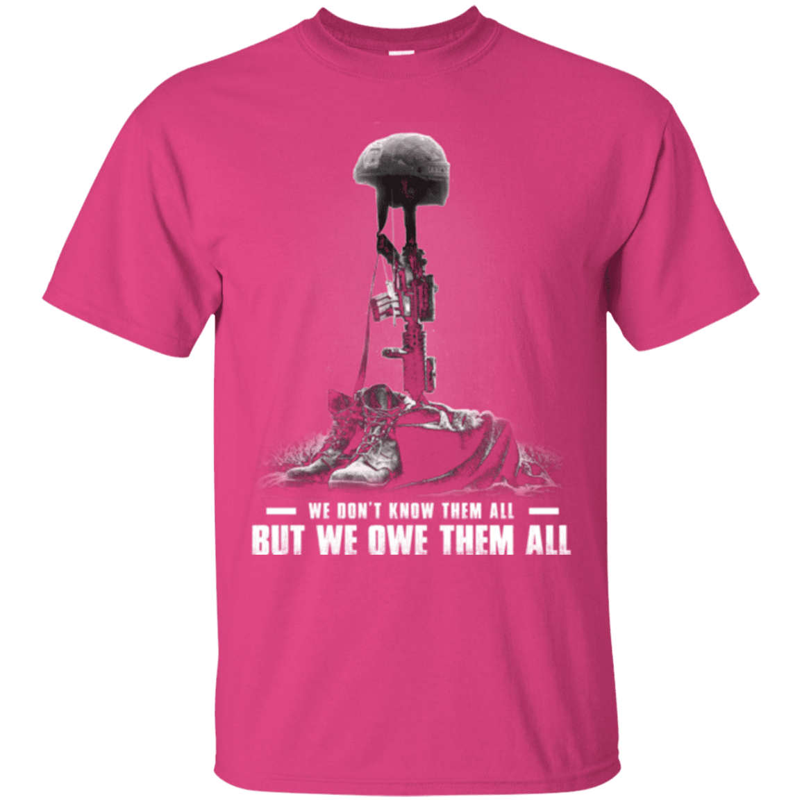 Military T-Shirt "Veteran - We Own Them All - Women" Front-TShirt-General-Veterans Nation