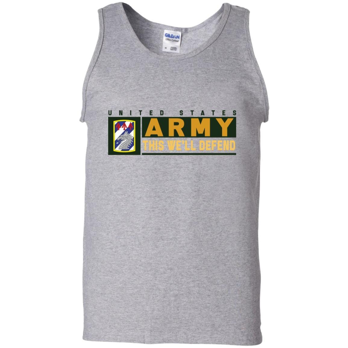 US Army 3RD SUSTAINMENT BRIGADE- This We'll Defend T-Shirt On Front For Men-TShirt-Army-Veterans Nation