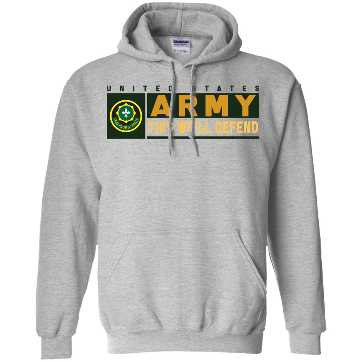 US Army 2ND CAVALRY REGIMENT- This We'll Defend T-Shirt On Front For Men-TShirt-Army-Veterans Nation