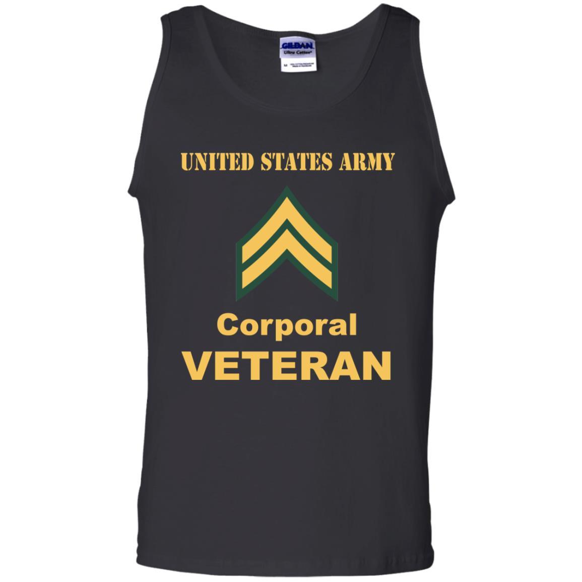US Army E-4 Corporal E4 CPL Noncommissioned Officer Veteran Men T Shirt On Front-TShirt-Army-Veterans Nation