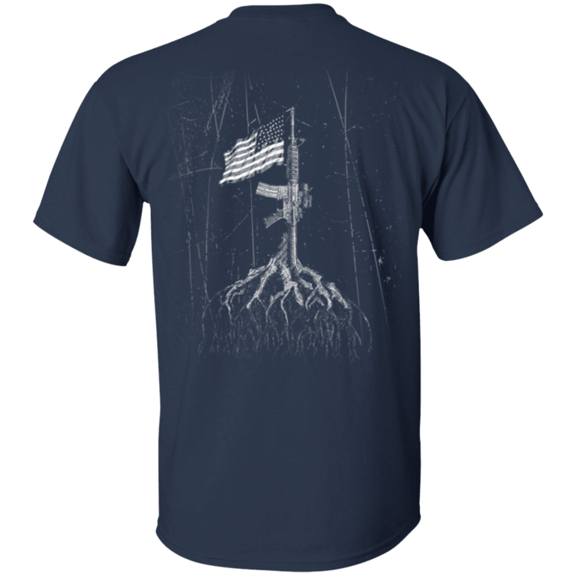 Military T-Shirt "My Root In Flag Veteran"-TShirt-General-Veterans Nation