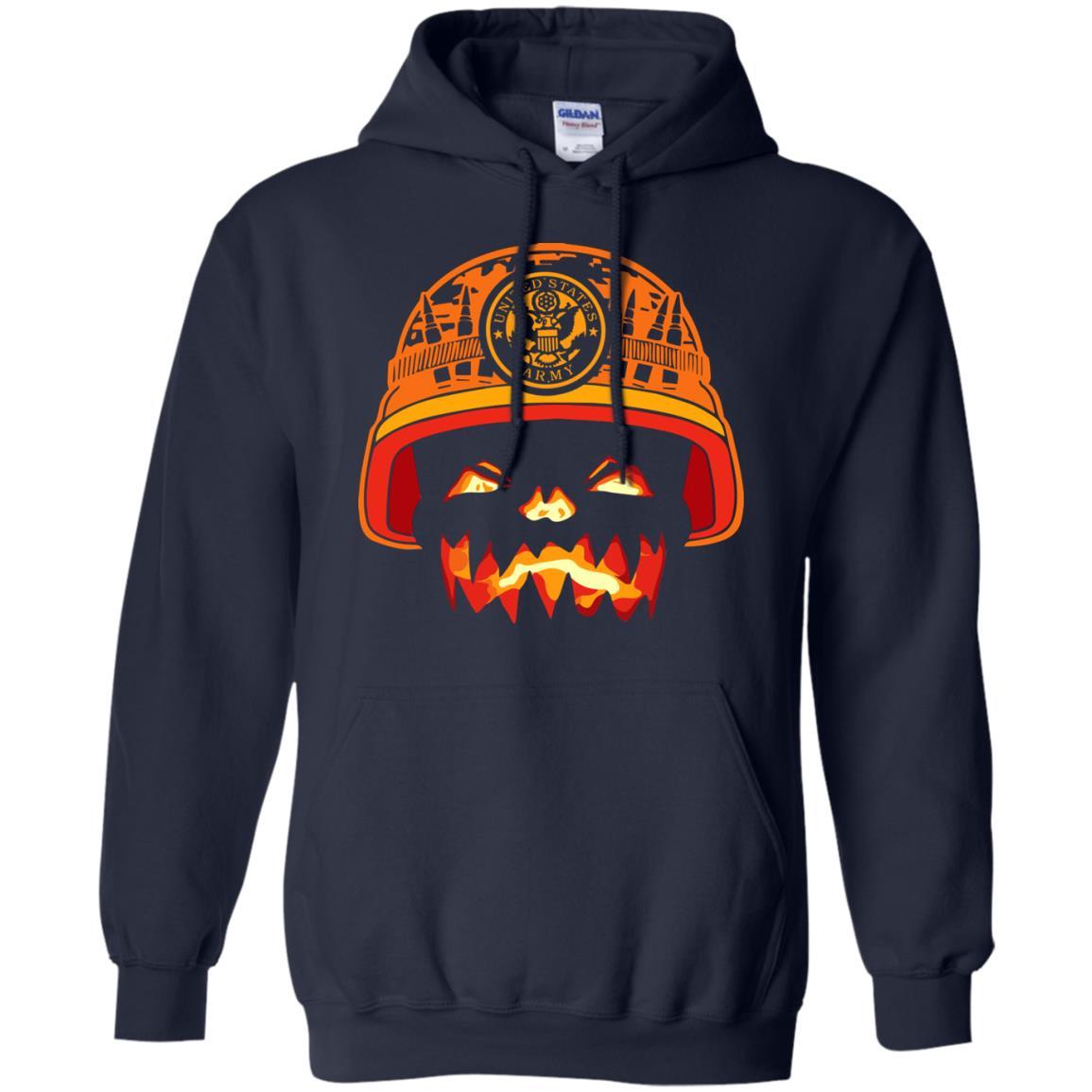 US Army Halloween Men T Shirt On Front-TShirt-Army-Veterans Nation