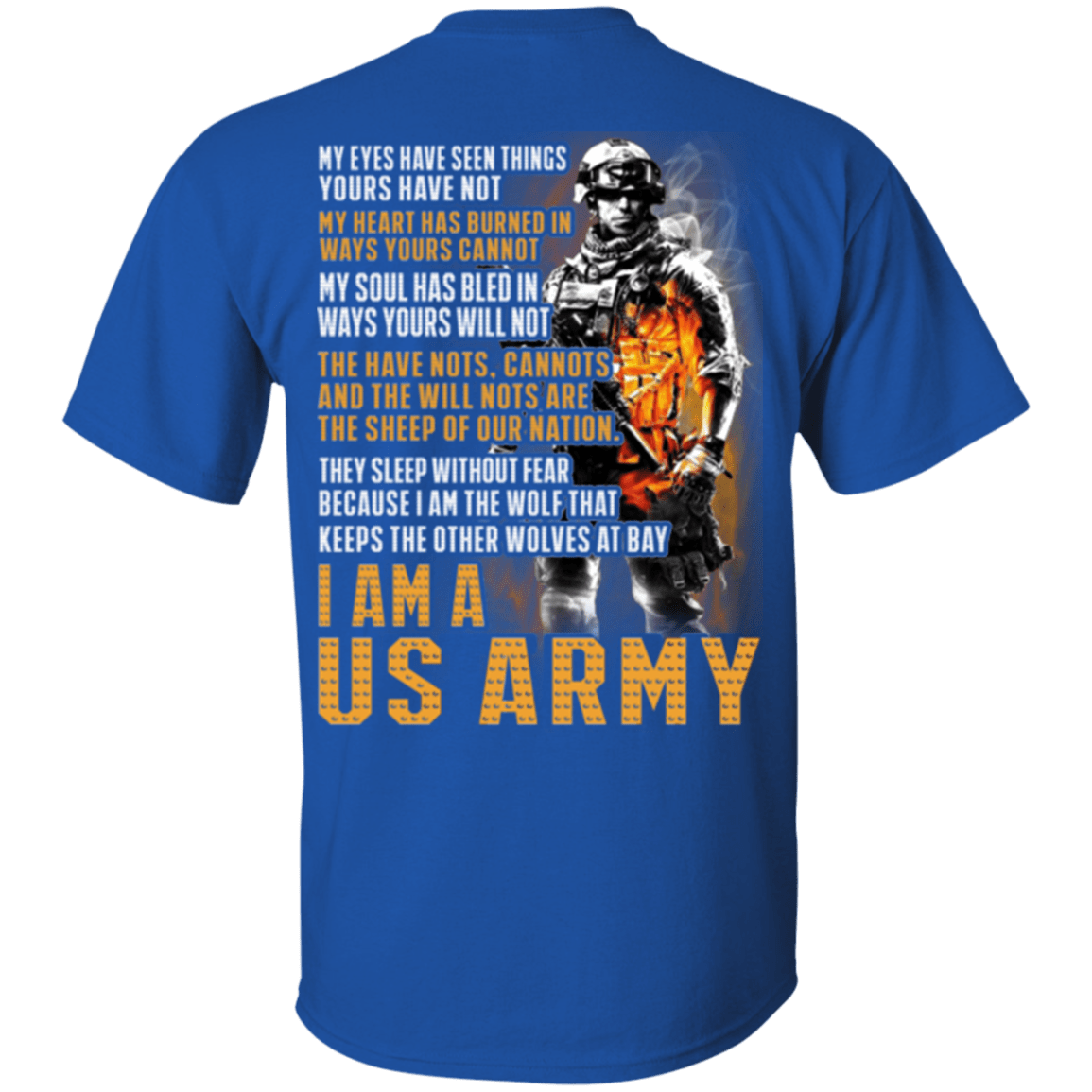 I Am A US ARMY T Shirt-TShirt-Army-Veterans Nation