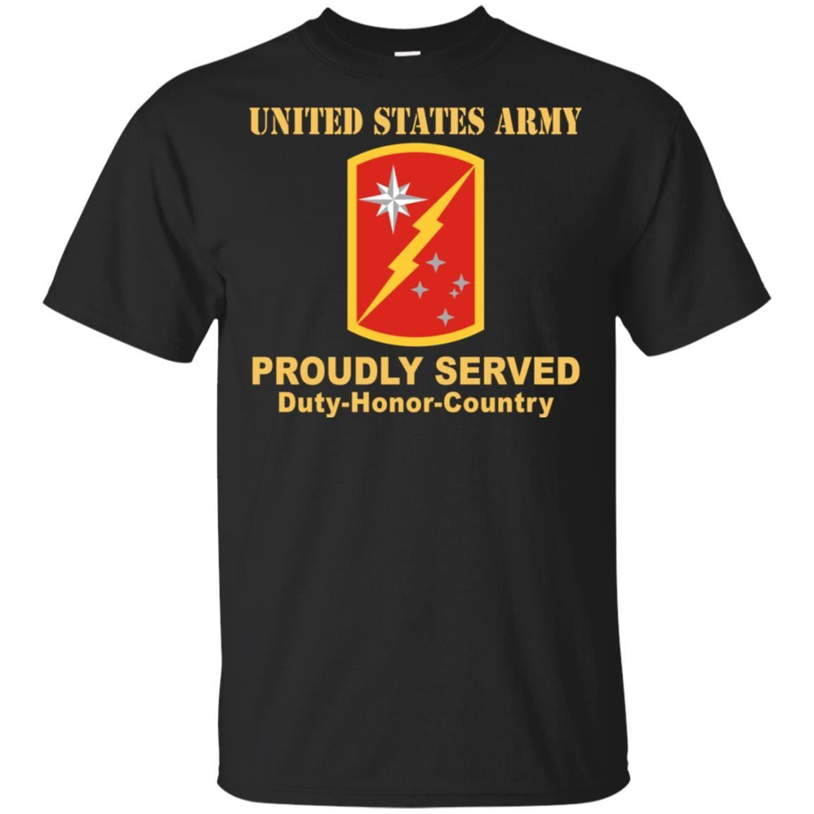 US ARMY 45TH SUSTAINMENT BRIGADE- Proudly Served T-Shirt On Front For Men-TShirt-Army-Veterans Nation