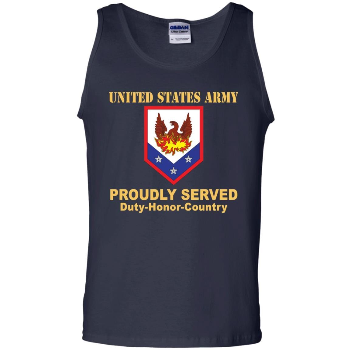 US ARMY 110 MANEUVER ENHANCEMENT BRIGADE- Proudly Served T-Shirt On Front For Men-TShirt-Army-Veterans Nation