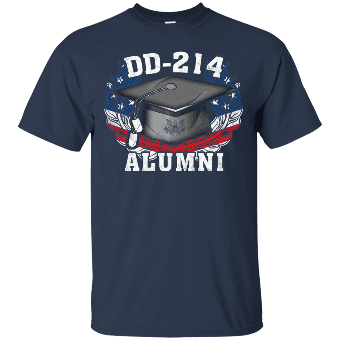 DD 214 Alumni Army Veteran Men Front T Shirts-TShirt-Army-Veterans Nation