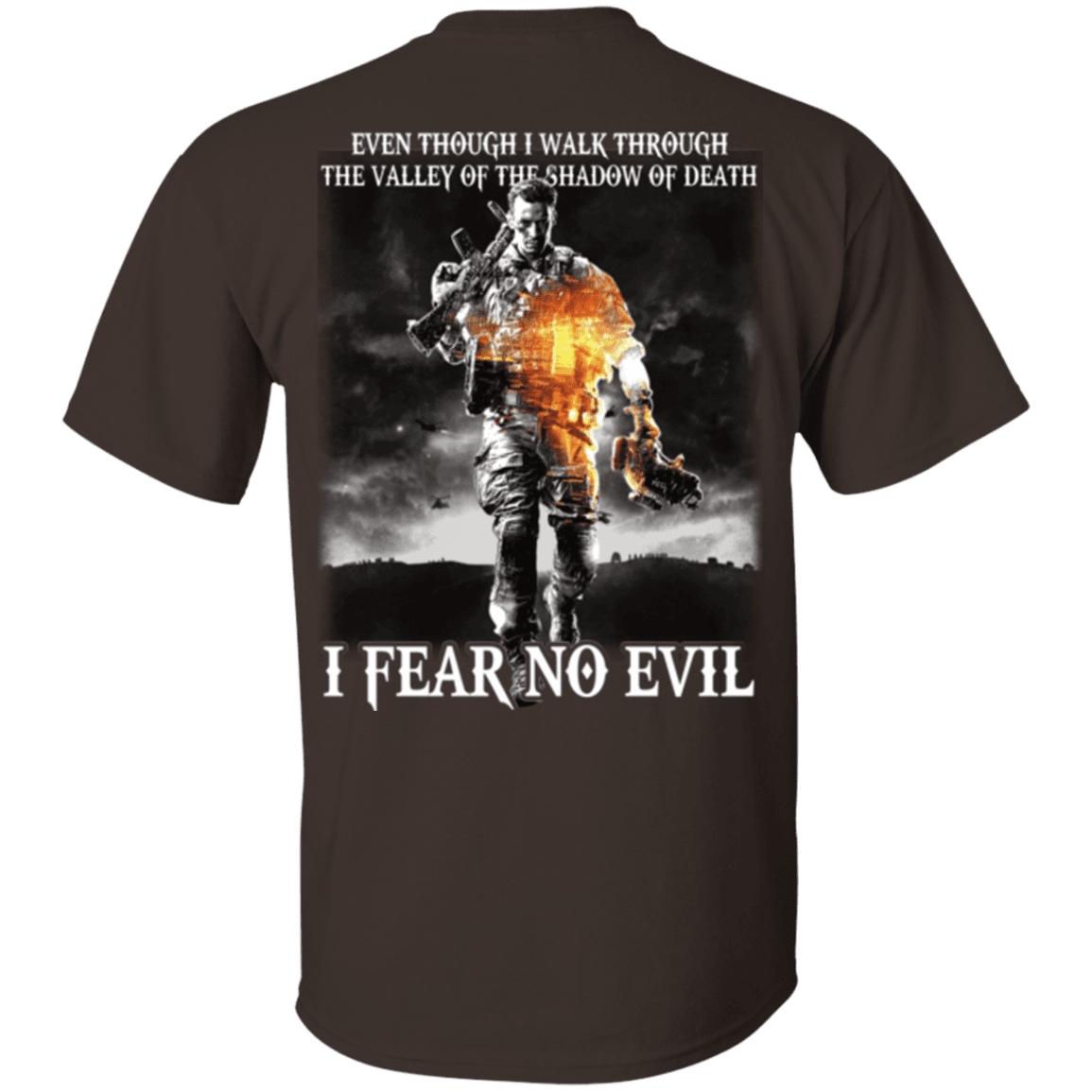 Military T-Shirt "Veteran - I Fear No Evil"-TShirt-General-Veterans Nation