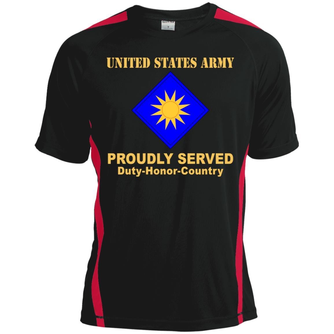 US ARMY 40TH INFANTRY DIVISION- Proudly Served T-Shirt On Front For Men-TShirt-Army-Veterans Nation