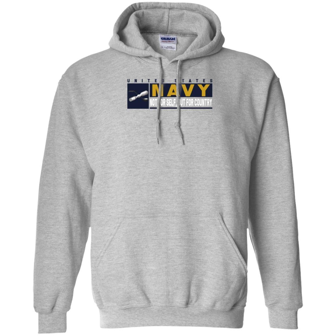 Navy Molder Navy ML- Not for self Long Sleeve - Pullover Hoodie-TShirt-Navy-Veterans Nation