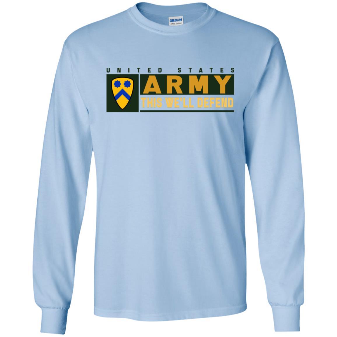 US Army 2nd Cavalry Division- This We'll Defend T-Shirt On Front For Men-TShirt-Army-Veterans Nation