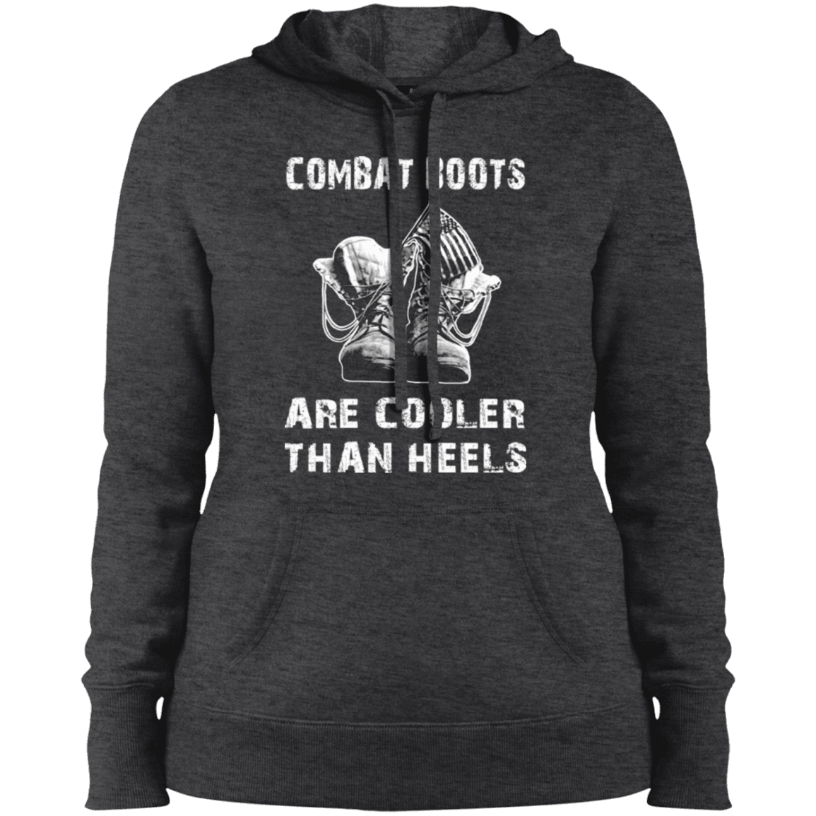 Military T-Shirt "Veteran - Combat Boots Are Cooler Than Heels"-TShirt-General-Veterans Nation
