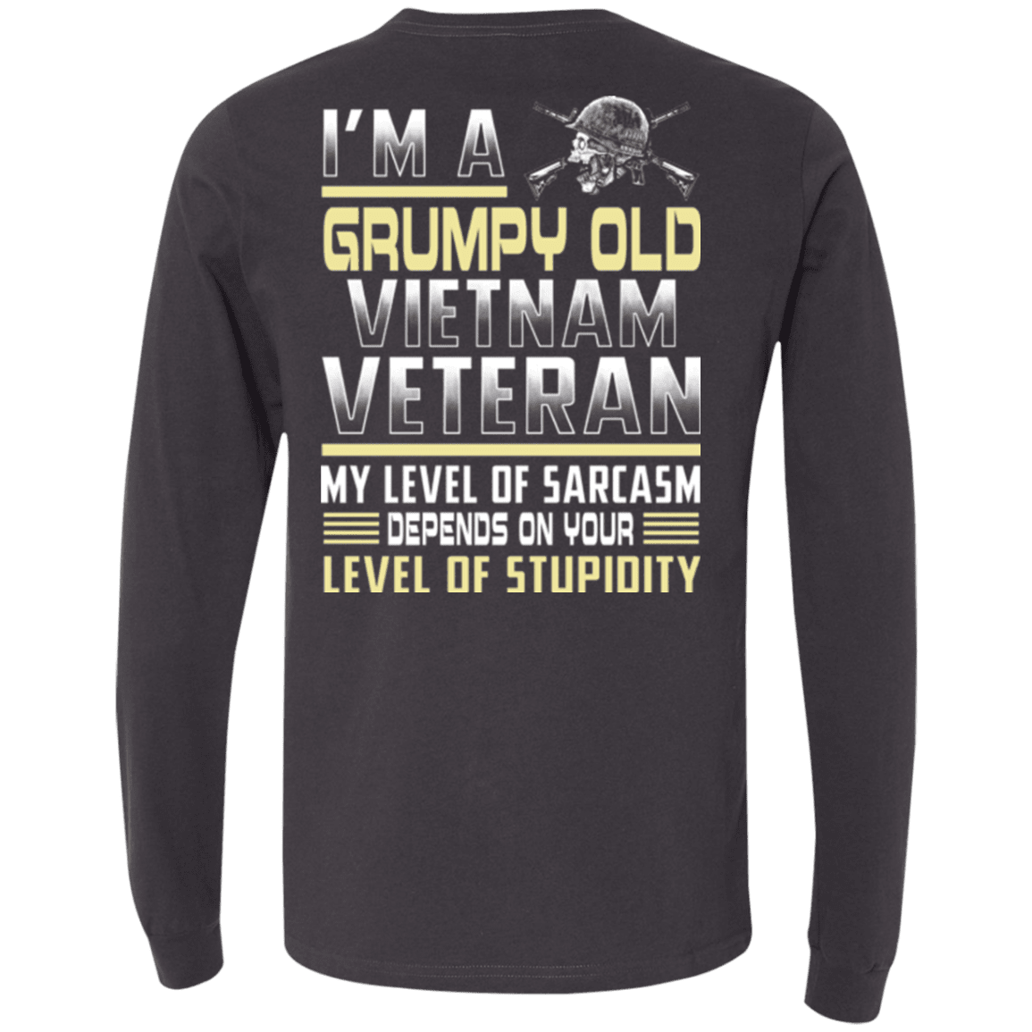 Military T-Shirt "I'm A Grump Old Vietnam Veteran"-TShirt-General-Veterans Nation