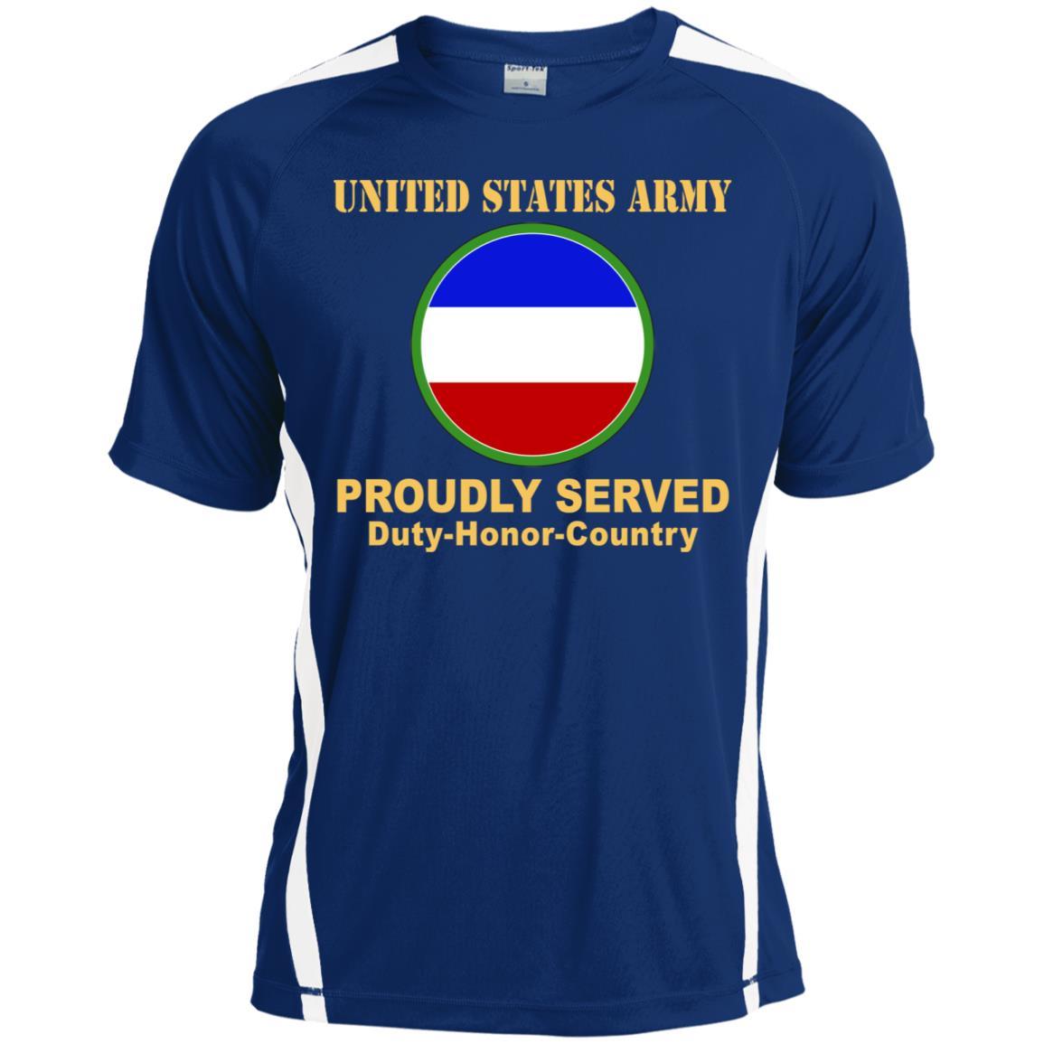 US ARMY CSIB FORCES COMMAND- Proudly Served T-Shirt On Front For Men-TShirt-Army-Veterans Nation